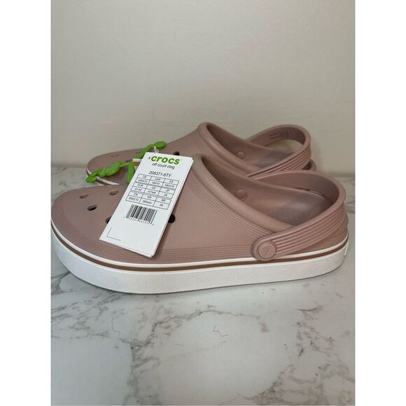 CROCS Shoes - Crocs Off Court Clog, Slip On Shoes for W10/M8 Pink Clay NWT